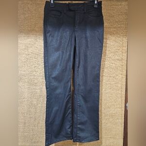 Black Straight-Leg Pants